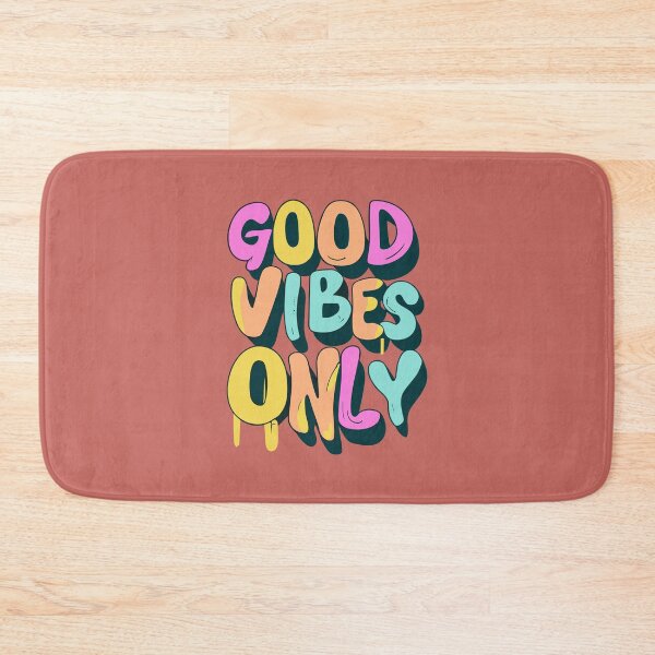 Item preview, Positive Vibes Typography: Wear Good Vibes Only designed and sold by TrendyArtInk.