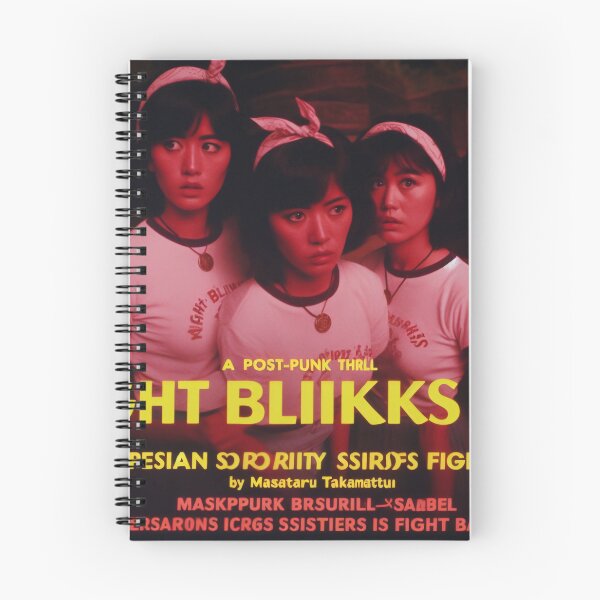 Item preview, Night Blinks Red (Post-Punk Thrill) designed and sold by maniaku.