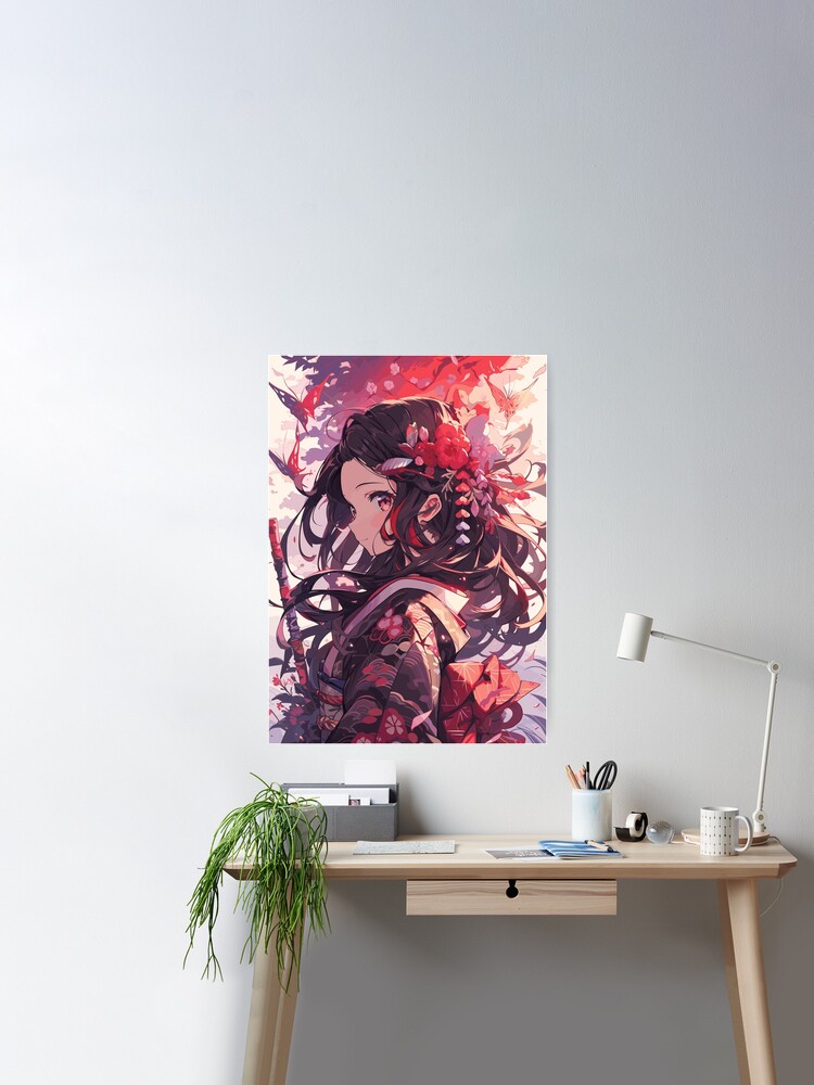 Kimetsu no Yaiba Anime Tanjiro Nezuko T-Shirt Poster by Anime Art - Fine  Art America