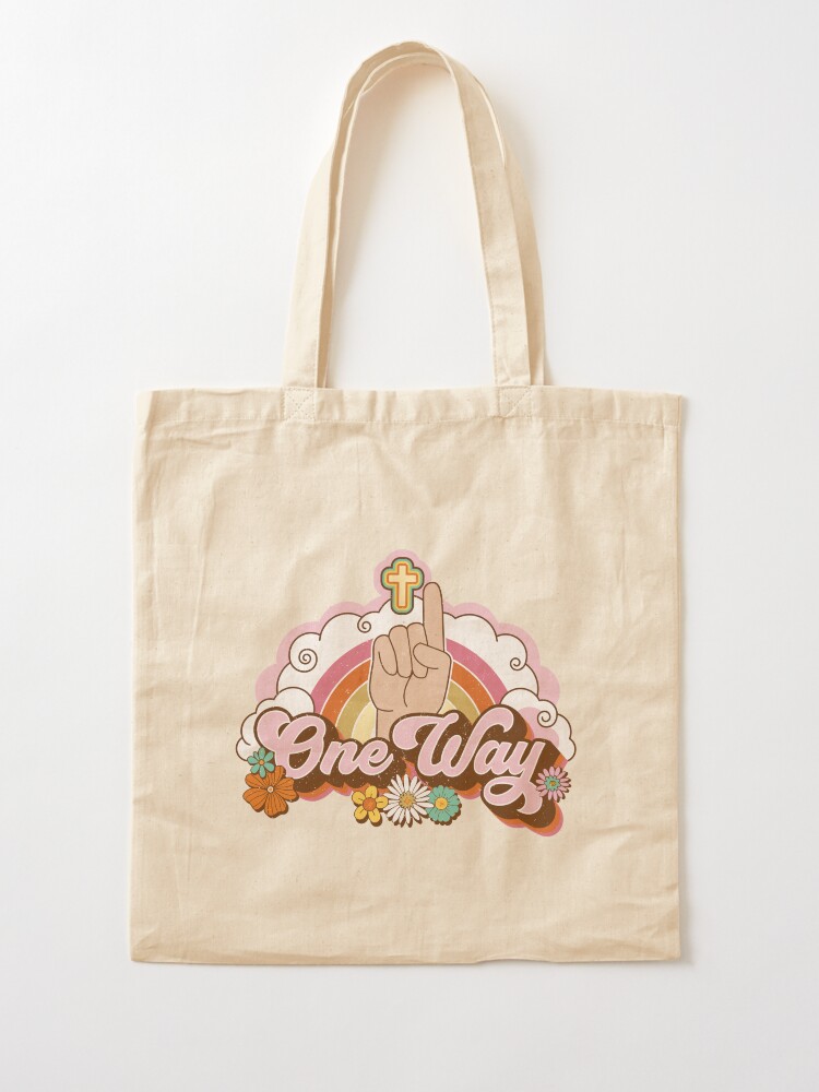 One Way Jesus Tote Bag One Way Jesus Tote Bag