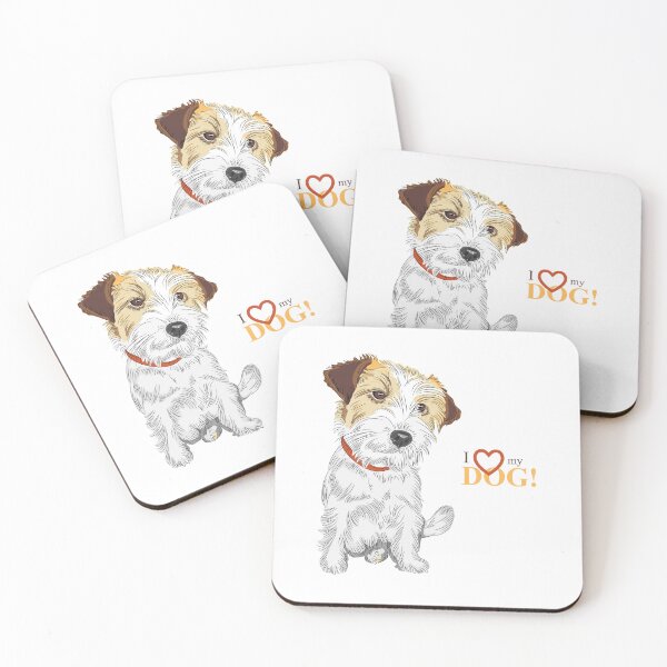 Item preview, Jack Russell Terrier, puppy dog, i love my dog designed and sold by GreyStanzione1.