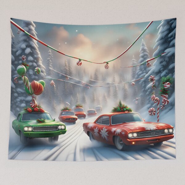 Item preview, Yule Burnout: Drag Racing Through a Winter Wonderland designed and sold by southerndoll67.