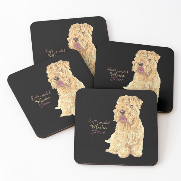 Item preview, Soft-coated wheaten terrier dog, cute dog, yellow dog designed and sold by GreyStanzione1.