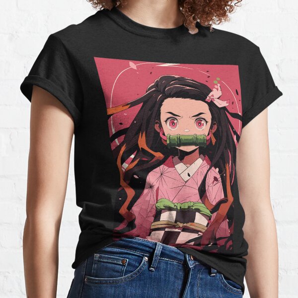 Demon Slayer Kimetsu Boy and Girl T-Shirt Kamado Nezuko Clothes Tops Tees  Camiseta Camiseta Anime Gift