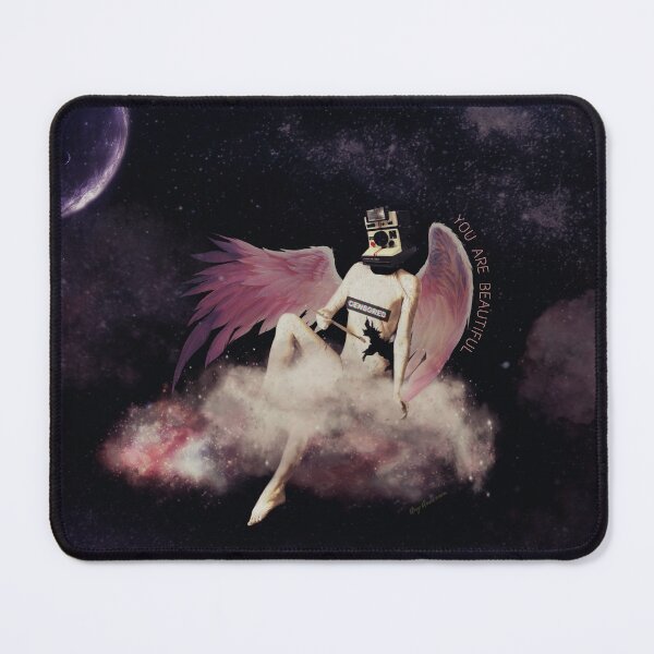 Item preview, Beautiful Angel Sitting On A Cloud Retro Camera Galaxy designed and sold by AmezMemes.