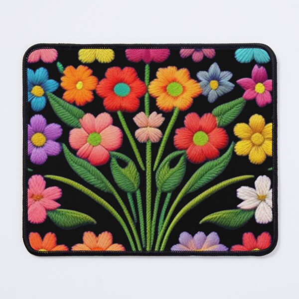 Item preview, Embroidered floral  designed and sold by Roxburylane.