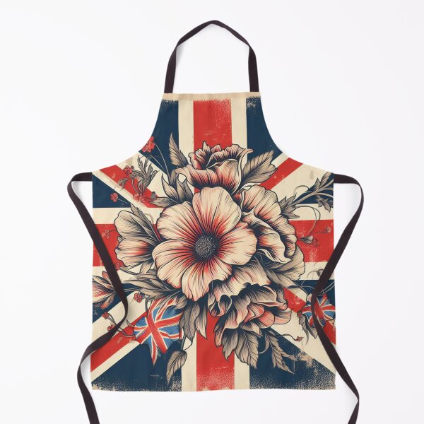Item preview, Union Jack Flag and Flowers designed and sold by maximinano100k.