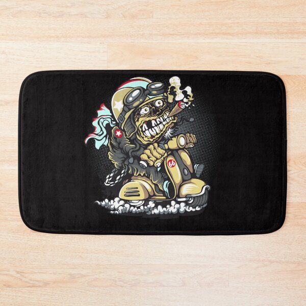 Item preview, Smoking ape on motorcycle designed and sold by Aleph-Mga.