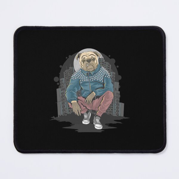 Item preview, hiphop pug dog building background, hiphop pug dog in city designed and sold by GreyStanzione1.