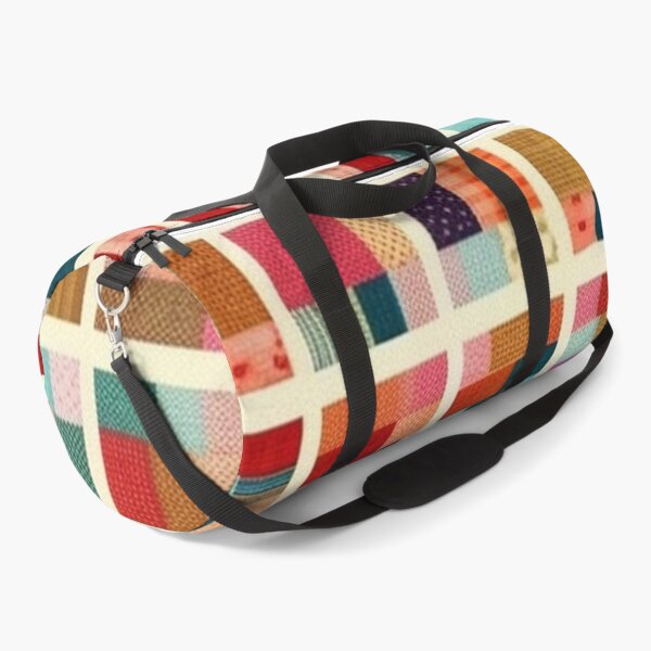 Item preview, Burlap Patchwork quilt designed and sold by Roxburylane.