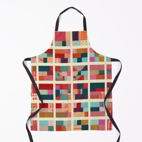 Item preview, Burlap Patchwork quilt  designed and sold by Roxburylane.
