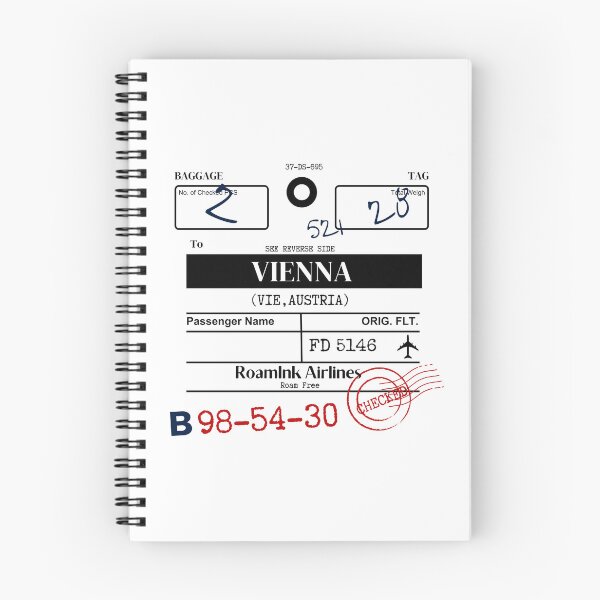 Item preview, Vienna (VIE) Austria Airline Luggage Tag designed and sold by RoamInk.