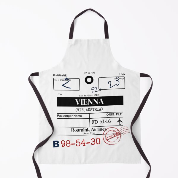 Item preview, Vienna (VIE) Austria Airline Luggage Tag designed and sold by RoamInk.