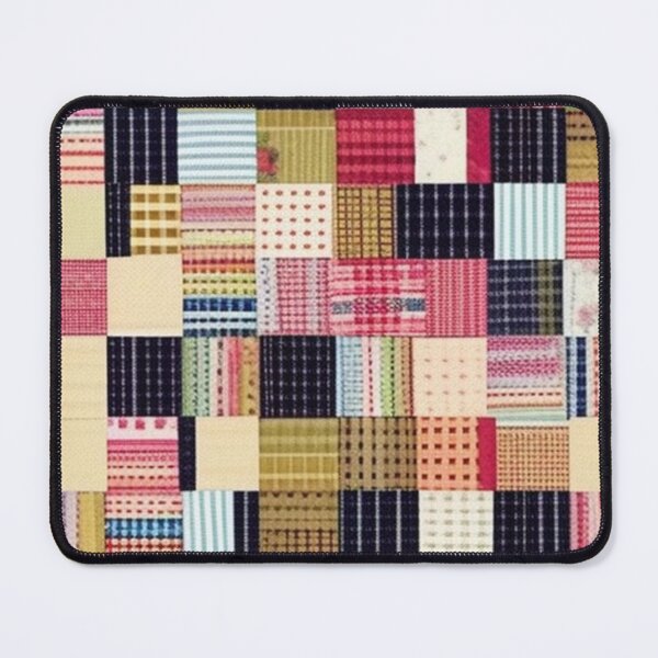 Item preview, Burlap Patchwork quilt designed and sold by Roxburylane.