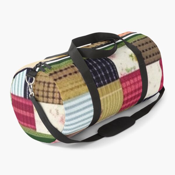 Item preview, Burlap Patchwork quilt designed and sold by Roxburylane.
