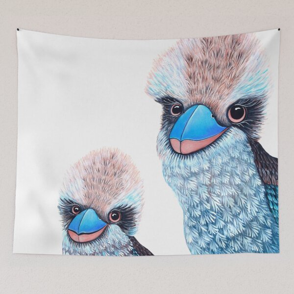 Item preview, Kookaburras - Baby and Mother designed and sold by Linda Callaghan.