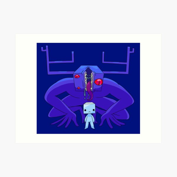 Dom Cube and the Predator Art Print