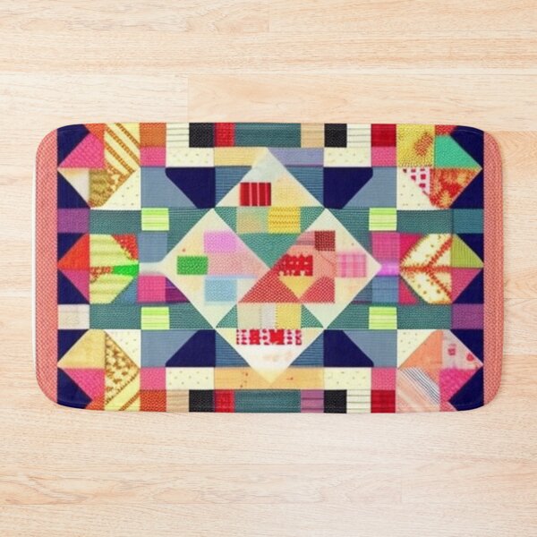 Item preview, Burlap Patchwork quilt pattern  designed and sold by Roxburylane.