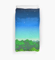 Stardew Valley - Mountains Duvet Cover