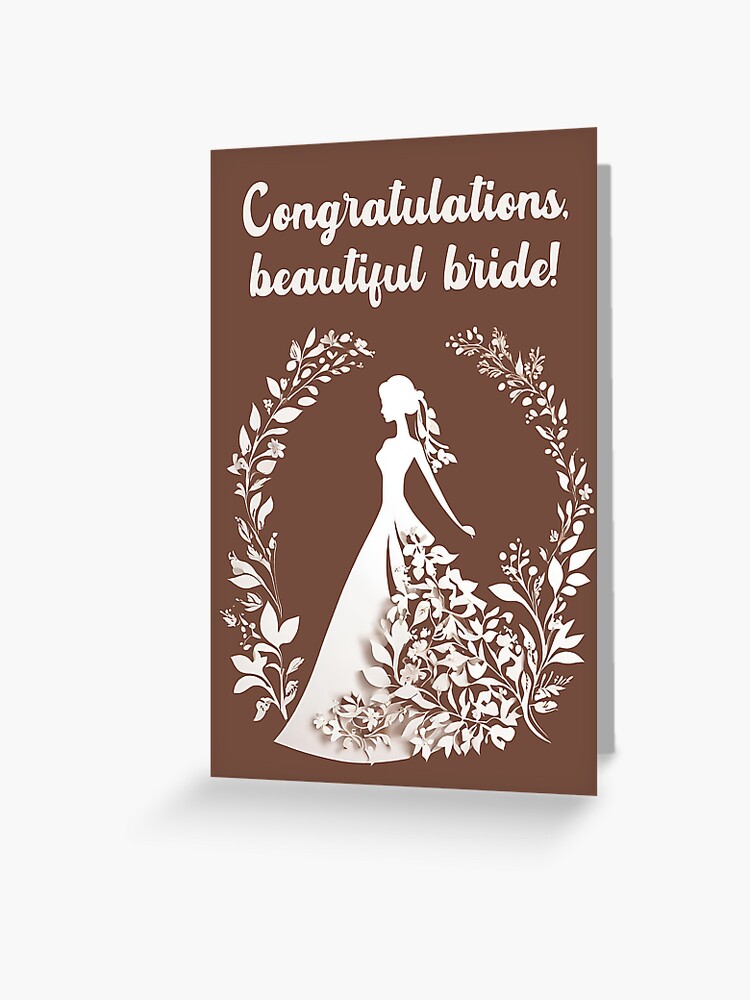 Bride To Be Wedding Card