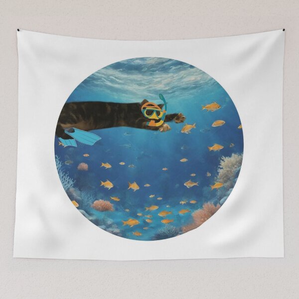 Item preview, Snorkel kitty designed and sold by brielindsay.