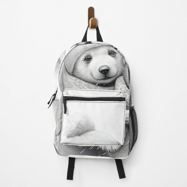 Item preview, pencil sketch of christmas baby polar bears designed and sold by dcrc.