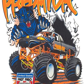 Vintage Predator Monster Truck | Sticker