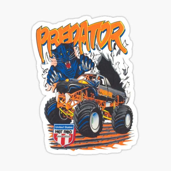 Vintage Predator Monster Truck | Sticker