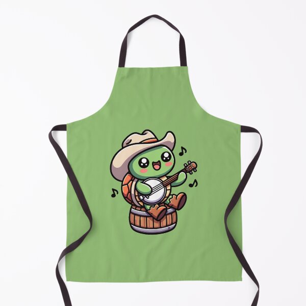Item preview, Cowboy Turtle Playing Banjo designed and sold by SweetClicks123.