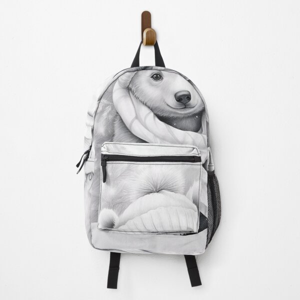 Item preview, pencil sketch of christmas baby polar bears designed and sold by dcrc.
