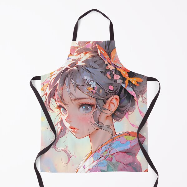Item preview, Adorable Pastel Butterflies Anime Girl designed and sold by bubblegoth.