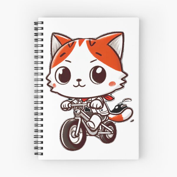 Item preview, Cat riding bicycle  designed and sold by Rinohana.