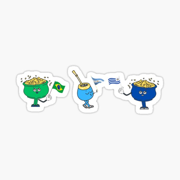 Yerba Mate Matero Argentina Sticker for Sale by flamini