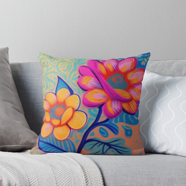 Item preview, Textured floral painting designed and sold by Roxburylane.