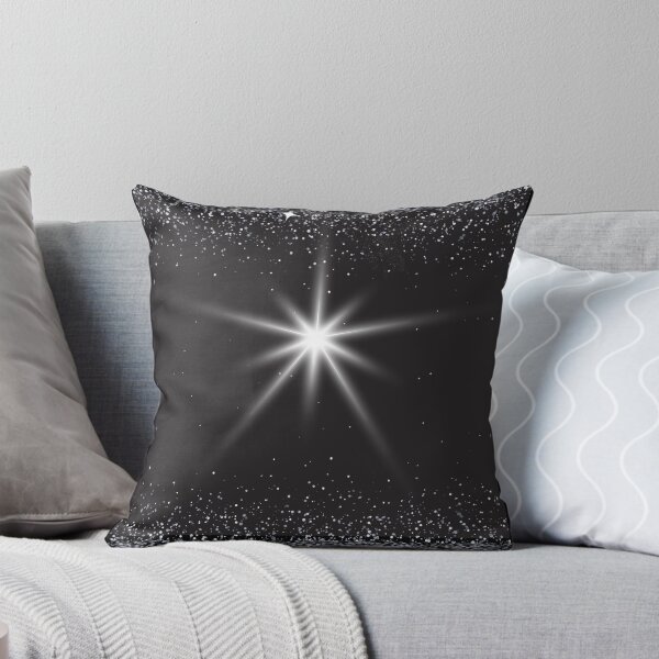 Item preview, Black and white star universe with light and stars designed and sold by KinsOfTheArts.