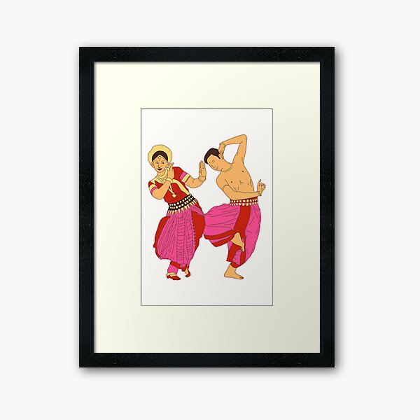 Vista previa del artículo con la obra «Forma de danza clásica india», diseñado y vendido por Thedigital91.