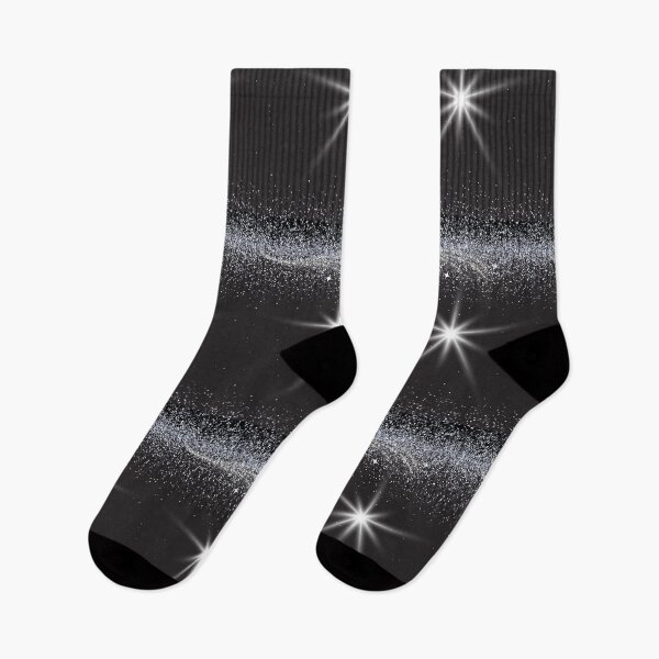 Item preview, Black and white star universe with light and stars designed and sold by KinsOfTheArts.