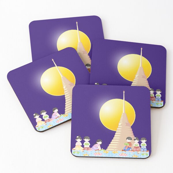 Item preview, Loy Krathong Tradition in Thailand Festival of Lights and Water designed and sold by PatternXS.