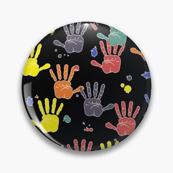 Artikelvorschau, Dean's Fingerpaint-Handabdrücke mit Tropfen entworfen und verkauft von mqijgukf9.