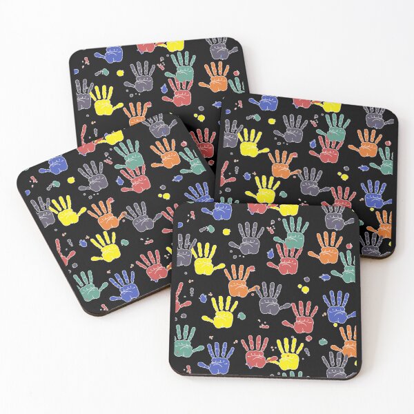 Item preview, Dean's Fingerpaint Handprints With Drips  	 designed and sold by mqijgukf9.