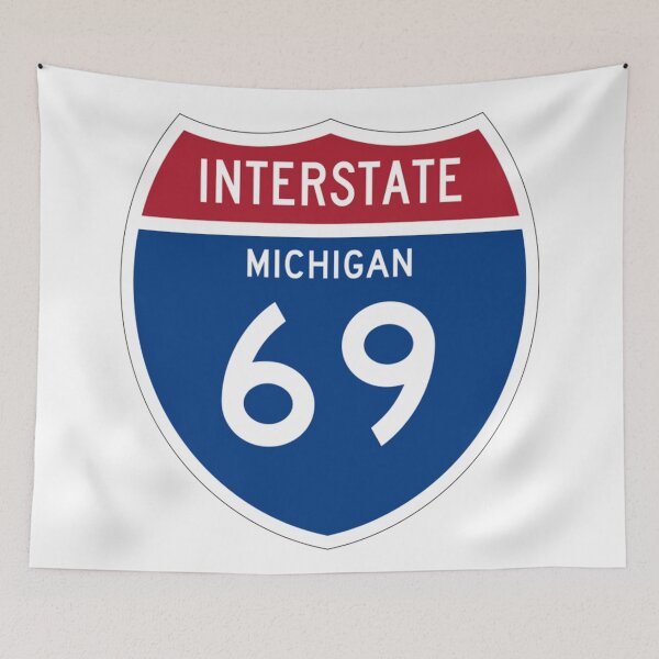 Item preview, Route 69 Michigan designed and sold by GreenGuyTees.