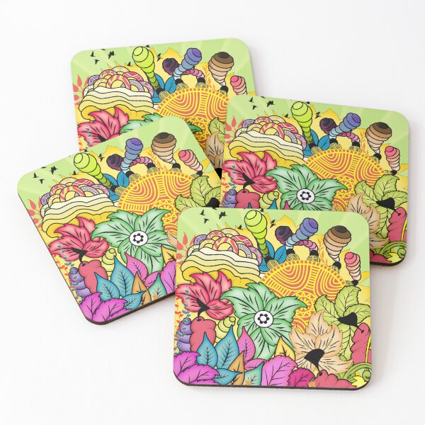 Item preview, Alien Garden Illustration designed and sold by ea-photos.