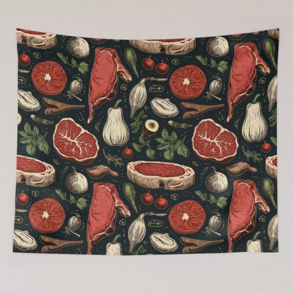 Item preview, Meat and Masterpieces designed and sold by natthaaekf.