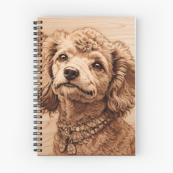 Item preview, Poodle: The Elegant Beauty of Wood (Pyro Pets Art - 018) designed and sold by pyropetsart.