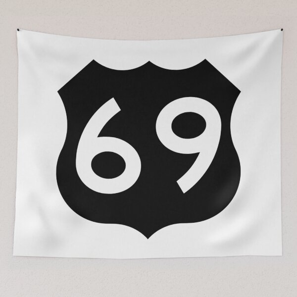 Item preview, Highway 69 Road Sign designed and sold by GreenGuyTees.