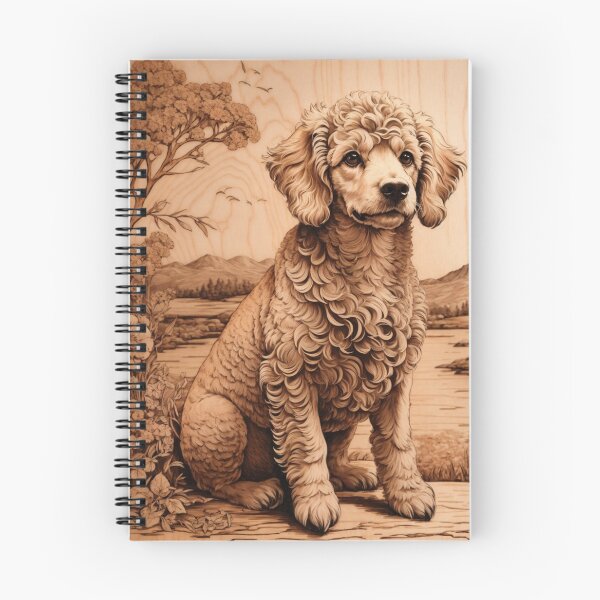 Item preview, Poodle: The Elegant Beauty of Wood (Pyro Pets Art - 019) designed and sold by pyropetsart.