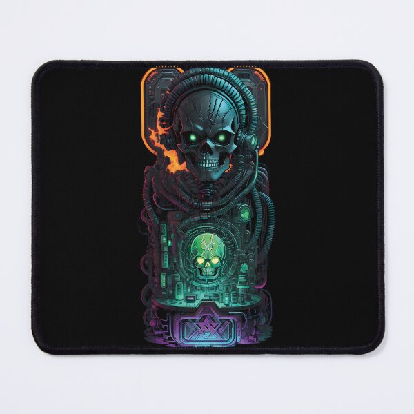 Item preview, Cyberpunk Skull and Circuit Board  designed and sold by BardCoreDesigns.