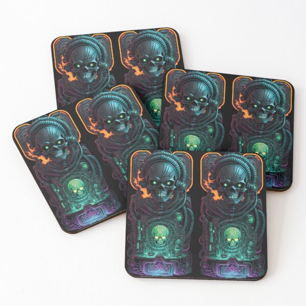 Item preview, Cyberpunk Skull and Circuit Board  designed and sold by BardCoreDesigns.