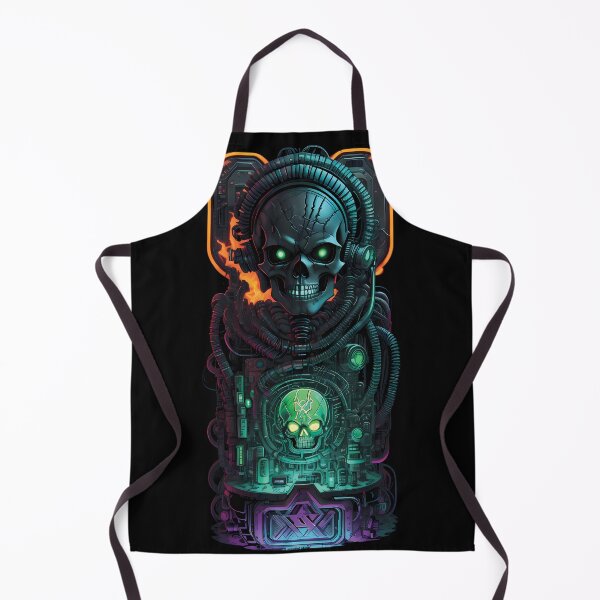 Item preview, Cyberpunk Skull and Circuit Board  designed and sold by BardCoreDesigns.