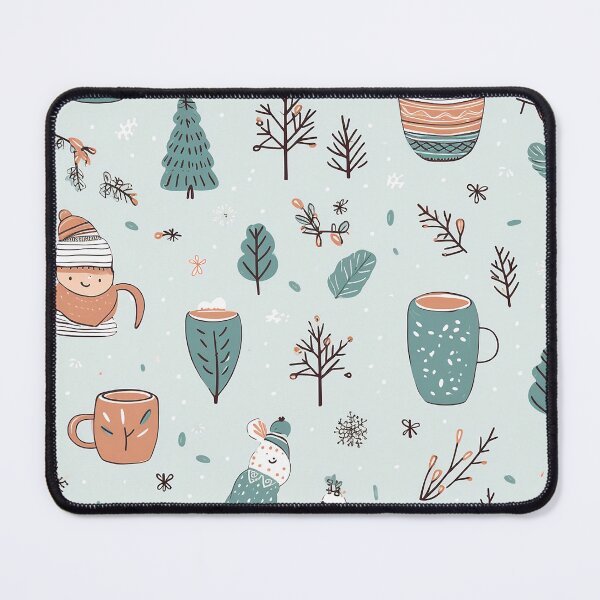 Item preview, Seamless pattern with cute winter elements, pattern Christmas winter big collection designed and sold by Aonsnoopy.